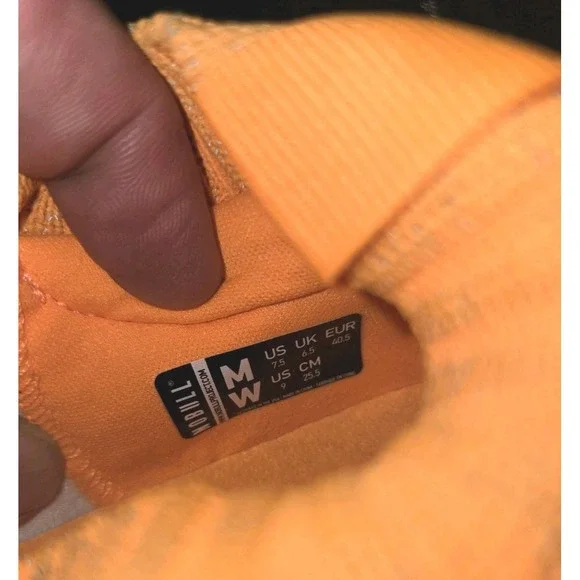 NOBULL Allday Knit Neon Orange Running Sneakers Workout Gym Mens 7.5 US Womens 9 - Picture 12 of 12